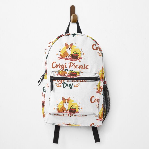 Item preview, Corgi Picnic Day – Family Fun & Outdoor Delight designed and sold by zoughlal.