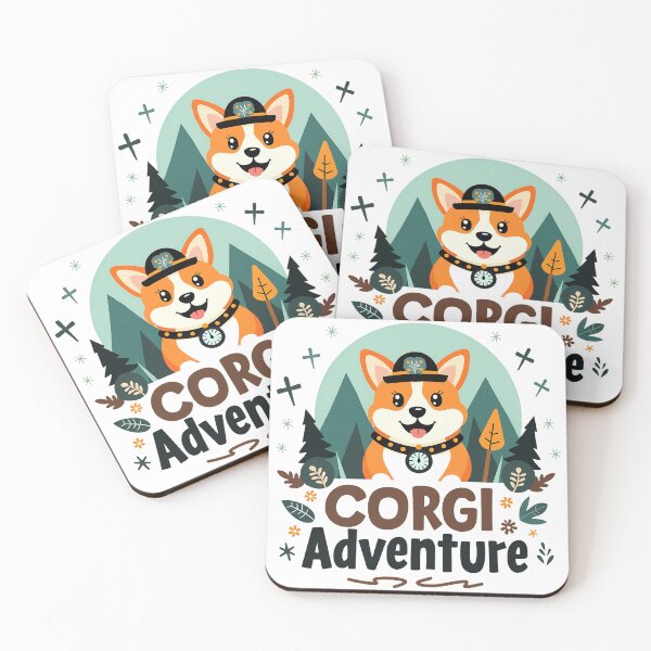 Item preview, Corgi Adventure – Spirited Exploration & Joyful Energy designed and sold by zoughlal.