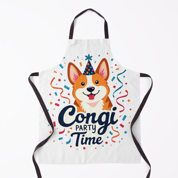 Item preview, Corgi Party Time – Joyful Celebration & Festive Exuberance designed and sold by zoughlal.