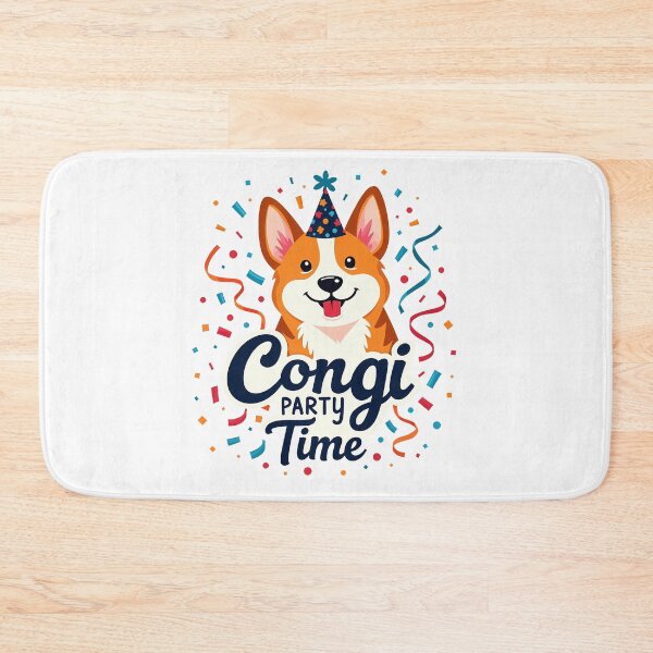 Item preview, Corgi Party Time – Joyful Celebration & Festive Exuberance designed and sold by zoughlal.