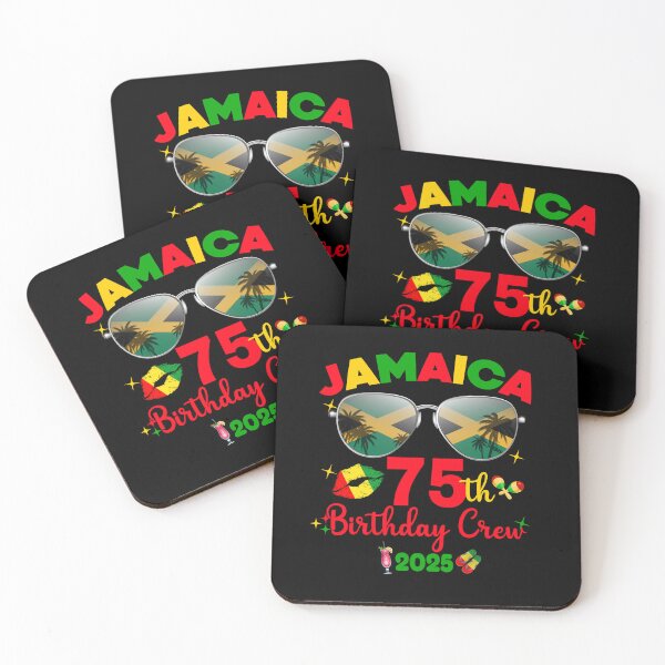 Item preview, Jamaica Trip 75th Birthday Crew 2025 designed and sold by doodIllustrate.