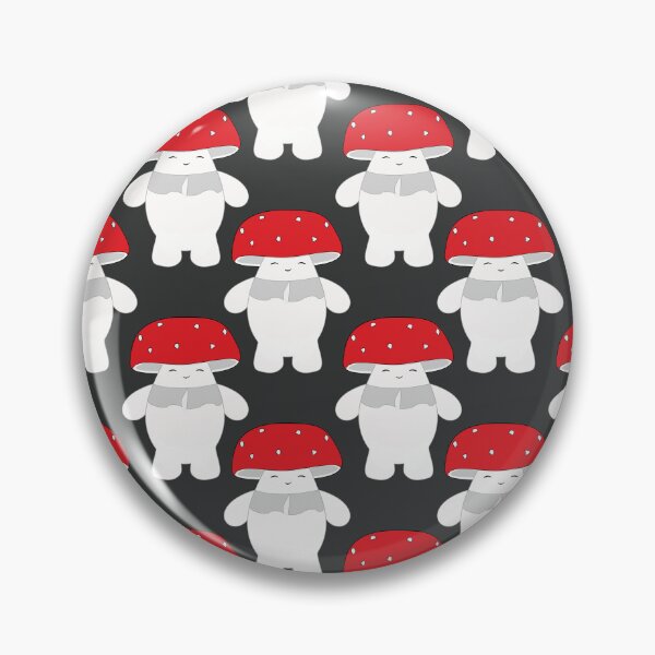 Item preview, Mushroom Sally Pattern Print - Amanita Muscaria, Fly Agaric - Silly Cute Kawaii Character designed and sold by MoePark.