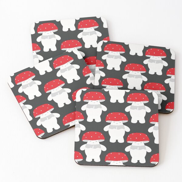 Item preview, Mushroom Sally Pattern Print - Amanita Muscaria, Fly Agaric - Silly Cute Kawaii Character designed and sold by MoePark.