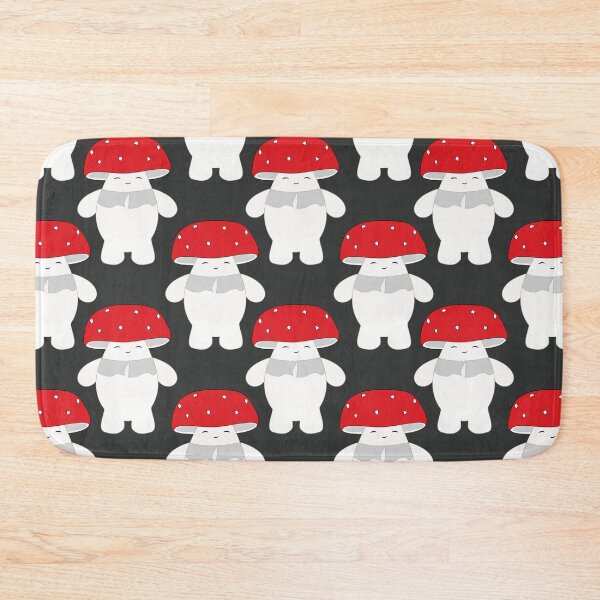 Item preview, Mushroom Sally Pattern Print - Amanita Muscaria, Fly Agaric - Silly Cute Kawaii Character designed and sold by MoePark.