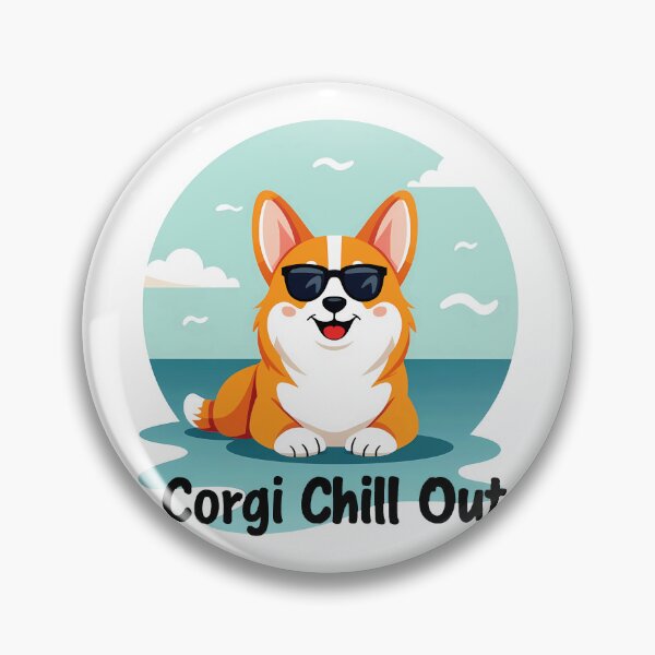 Item preview, Corgi Chill Out – Calm & Playful Relaxation designed and sold by zoughlal.