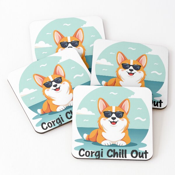 Item preview, Corgi Chill Out – Calm & Playful Relaxation designed and sold by zoughlal.