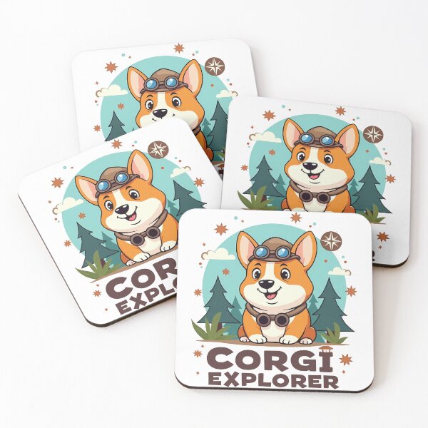 Item preview, Corgi Explorer – Curious Adventure & Family-Friendly Exploration designed and sold by zoughlal.