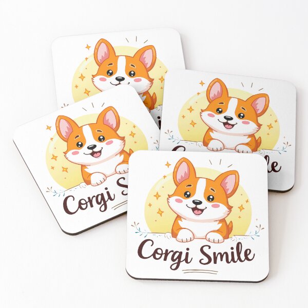 Item preview, Corgi Smile – Joyful Optimism & Heartwarming Adorableness designed and sold by zoughlal.