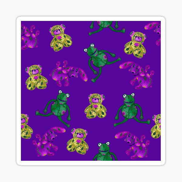 Item preview, Stuffed Animals-Purple designed and sold by deblevart.