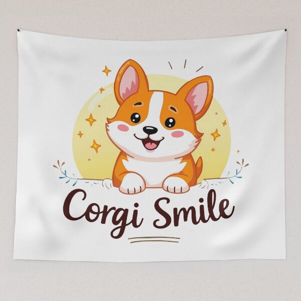 Item preview, Corgi Smile – Joyful Optimism & Heartwarming Adorableness designed and sold by zoughlal.