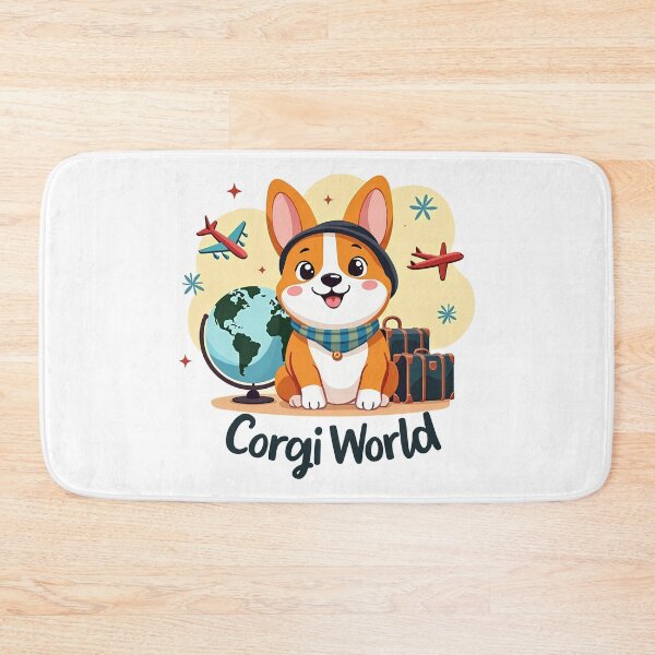 Item preview, Corgi World – Global Adventure & Playful Canine Charm designed and sold by zoughlal.