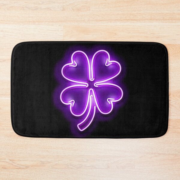 Item preview, Radiant Neon Clover - Violet  designed and sold by Exodoi.