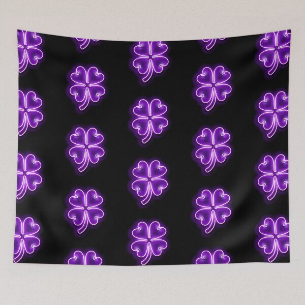 Item preview, Radiant Neon Clover - Violet  designed and sold by Exodoi.