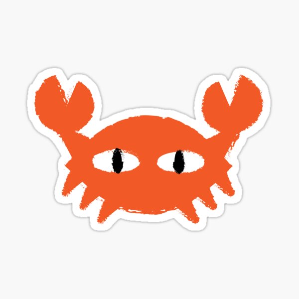 Crabby Crab Sticker