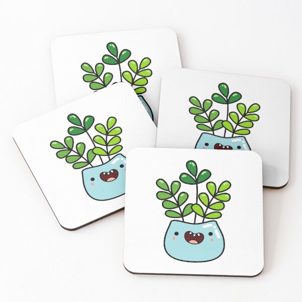 Item preview, Planta en maceta con forma de gema de Zanzíbar kawaii designed and sold by kawaiilife.
