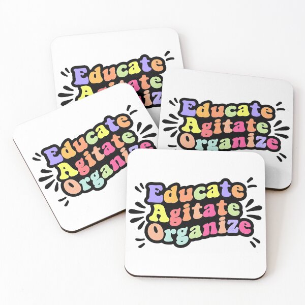 Item preview, Educate, Agitate designed and sold by RadicalThreads.