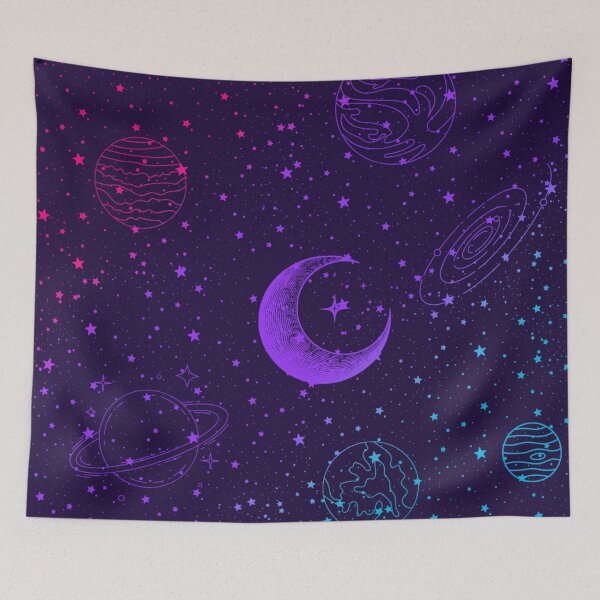 Item preview, Mystical Celestial Androgynous Galaxy | Androgynous Pride Space Aesthetic designed and sold by Travelslightly.
