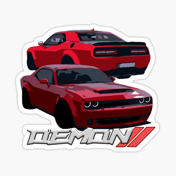 Item preview, red Dodge Challenger SRT Demon designed and sold by Limitry.