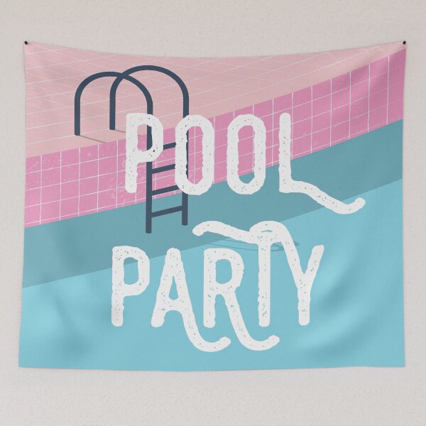 Item preview, Pool party - summer vibes designed and sold by peggieprints.