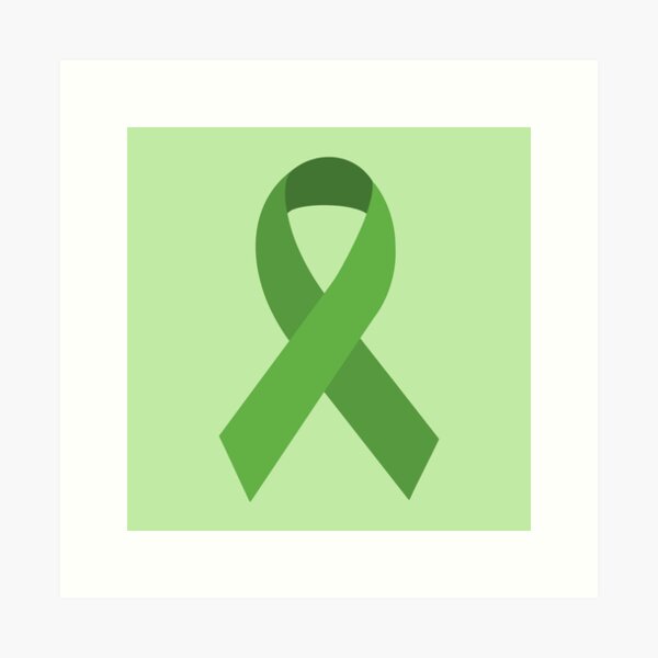 Item preview, Gallbladder & Bile Duct Cancer / Lime Green Awareness Ribbon designed and sold by ashleygates98.