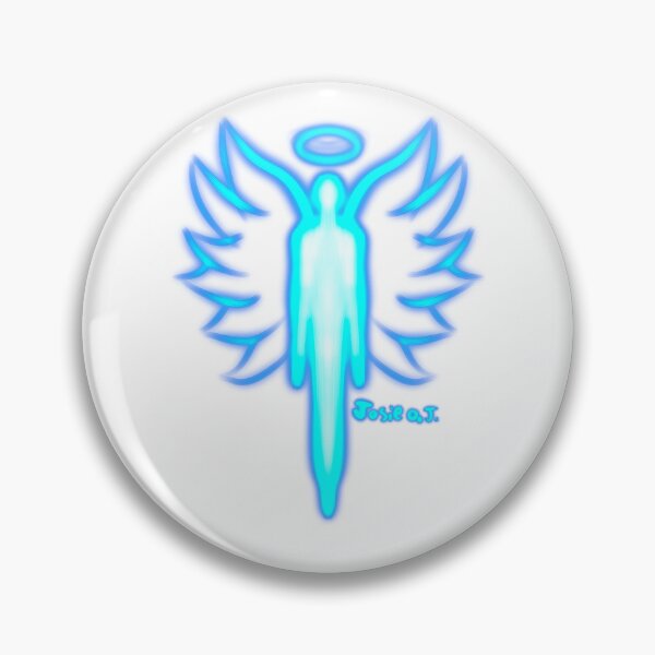 Item preview, Blue aura, white background designed and sold by Josephine Ethereal.