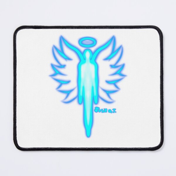 Item preview, Blue aura, white background designed and sold by Josephine Ethereal.
