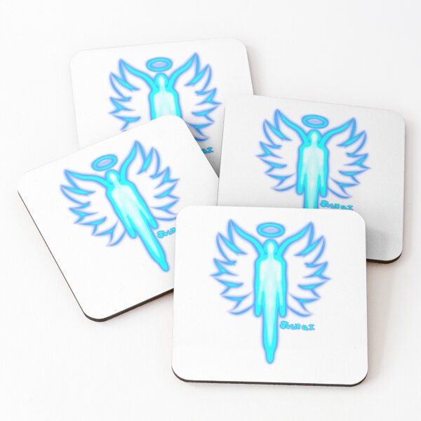 Item preview, Blue aura, white background designed and sold by Josephine Ethereal.