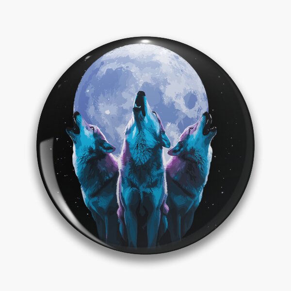 Item preview, Howling At The Moon Wolves Wolf Animal  designed and sold by TynesDesign.