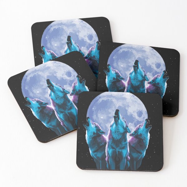 Item preview, Howling At The Moon Wolves Wolf Animal  designed and sold by TynesDesign.
