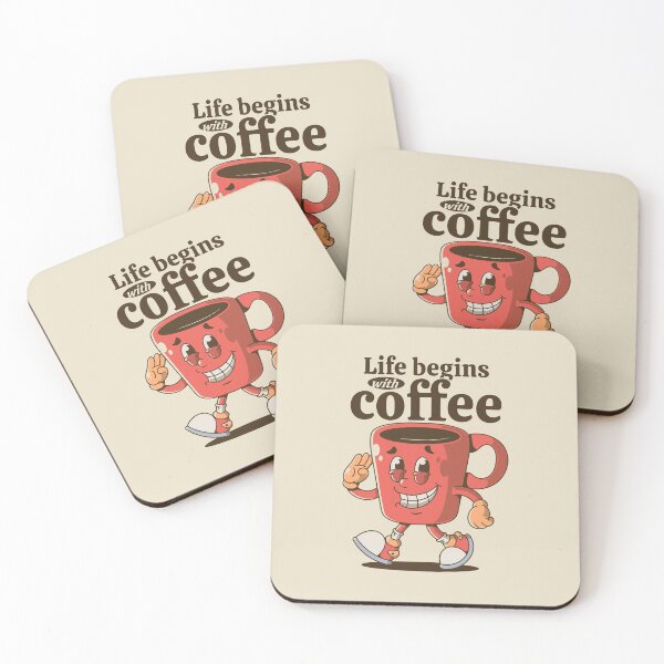 Item preview, Life begins with coffee designed and sold by adipra.