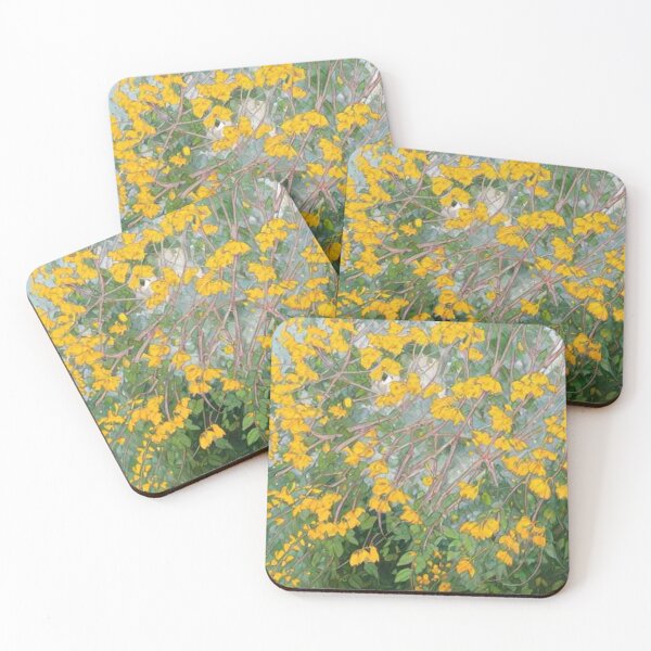 Item preview, Golden Blossoms in Green designed and sold by Glam-OOTD.