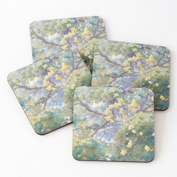 Item preview, Golden Blossoms in Green designed and sold by Glam-OOTD.