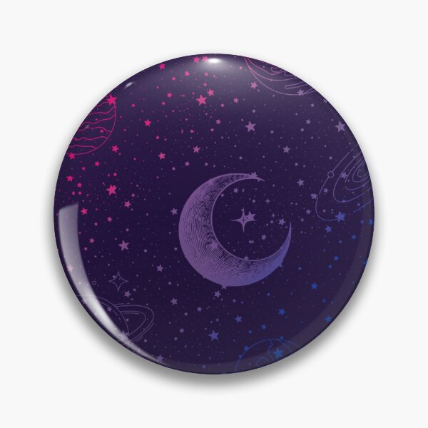Item preview, Mystical Celestial Bisexual Galaxy | Bi Pride Space Aesthetic designed and sold by Travelslightly.