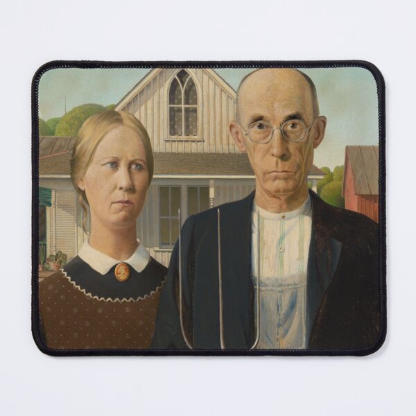Item preview, American Gothic (1930) - Grant Wood designed and sold by Mapsart-.