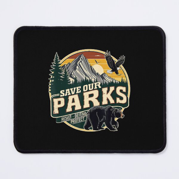 Item preview, Retro Resist Save Our Parks designed and sold by GrulkeNedrow.
