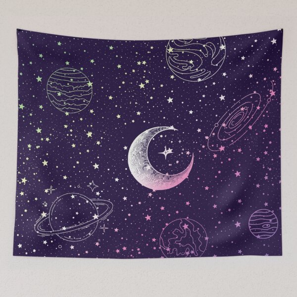 Item preview, Mystical Celestial Genderfae Galaxy | Genderdoe Pride Space Aesthetic designed and sold by Travelslightly.