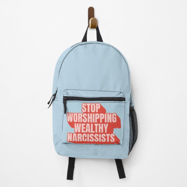 Item preview, STOP WORSHIPPING WEALTHY NARCISISSTS designed and sold by Creative Liberty Designs.
