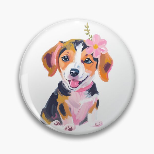 Artikelvorschau, Süße Baby Beagle Wandkunst - Verspieltes Welpendekor für Kinderzimmer entworfen und verkauft von AlwaysHome.