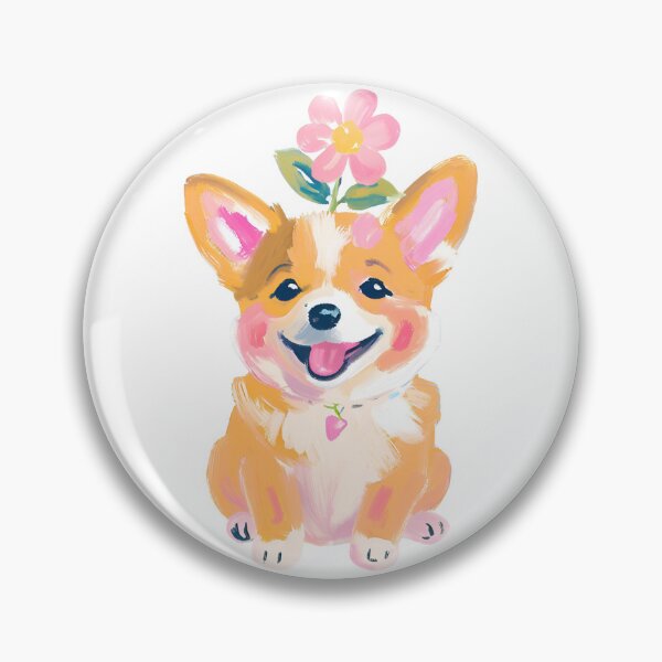 Artikelvorschau, Süße Baby Corgi Wandkunst - Kurzbeiniger Welpe, entzückendes Dekor entworfen und verkauft von AlwaysHome.