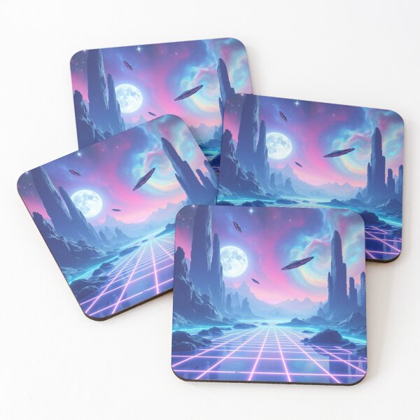 Item preview, Neon Horizons: A Futuristic Landscape of Tomorrow" designed and sold by LuxuryApparels.