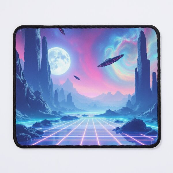 Item preview, Neon Horizons: A Futuristic Landscape of Tomorrow" designed and sold by LuxuryApparels.