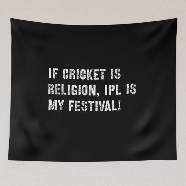 Item preview, Cricket IPL Champions Quote designed and sold by So Witcasm ?.