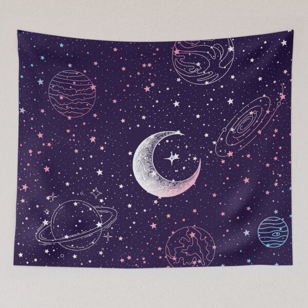 Item preview, Mystical Celestial Transgender Galaxy | Trans Pride Space Aesthetic designed and sold by Travelslightly.