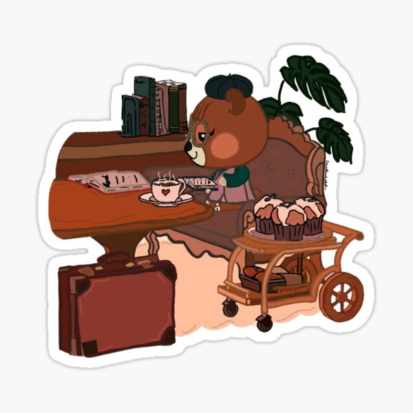 Vista previa del artículo con la obra «Lectura acogedora con Maple», diseñado y vendido por CoziiRenn Studios.