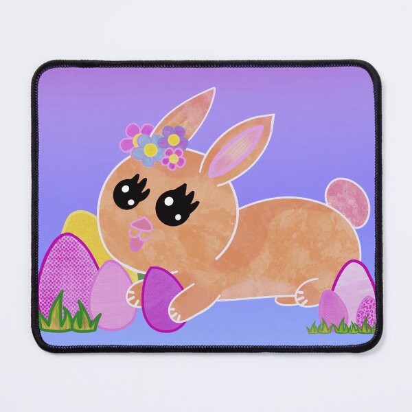 Item preview, Cute Easter bunny rabbit art designed and sold by MindfulArtSandy.
