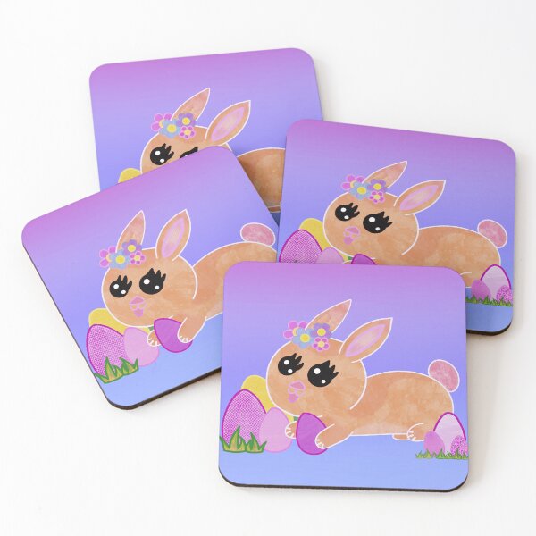 Item preview, Cute Easter bunny rabbit art designed and sold by MindfulArtSandy.