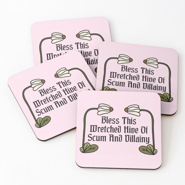 Item preview, Bless This House Funny Quote designed and sold by Skull Fern.