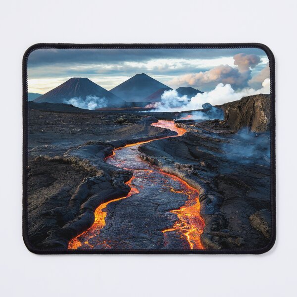 Item preview, Rivers of Fire: The Flow of Lava from Active Volcanoes designed and sold by Exodoi.