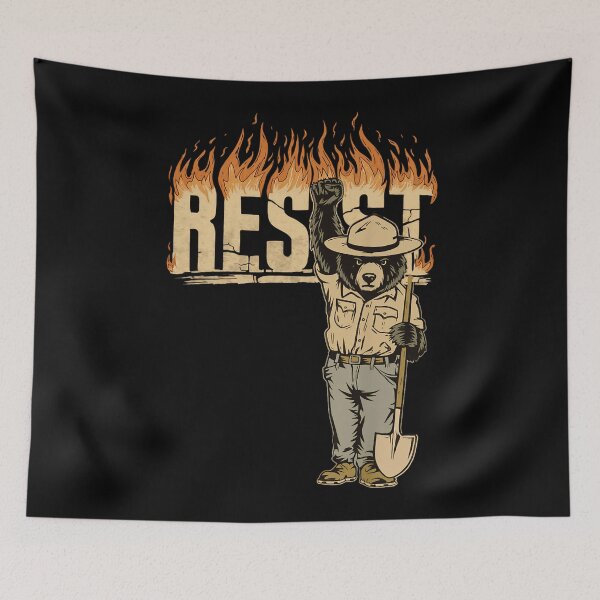 Item preview, Vintage Smokey The Resist Bear Nation Park designed and sold by GrulkeNedrow.