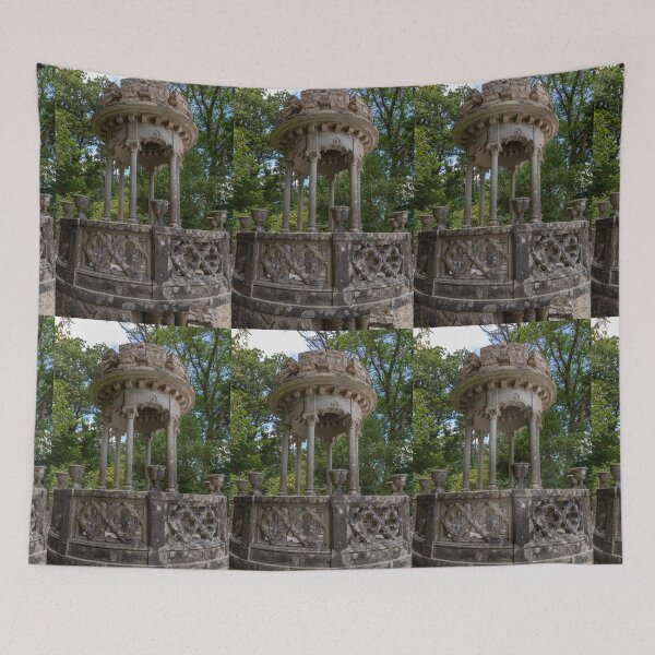 Item preview, The Garden Stone Gazeebo at the Monserrate Palace Sintra Portugal designed and sold by PsychoAlien.com.